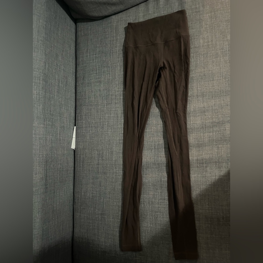 Brown High-Waisted Leggings lululemon align size 2 31” 
Espresso brown